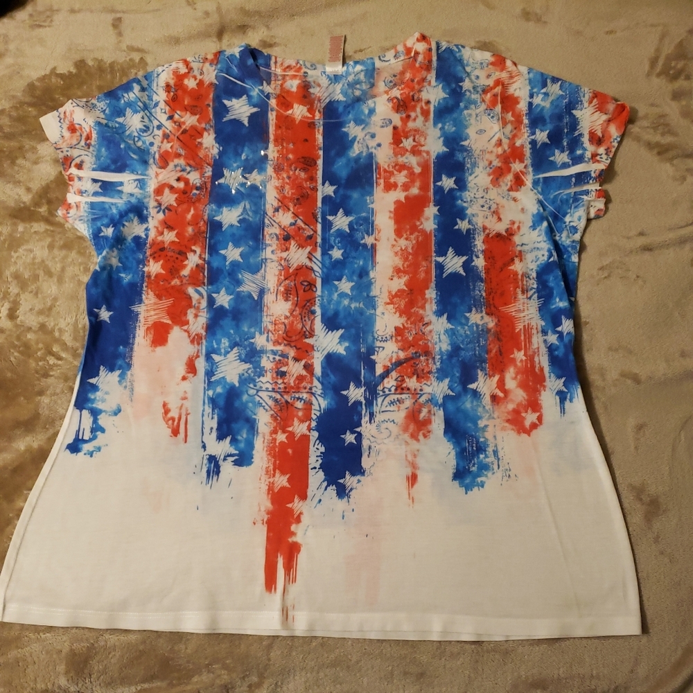 Red, White and Blue Shirt